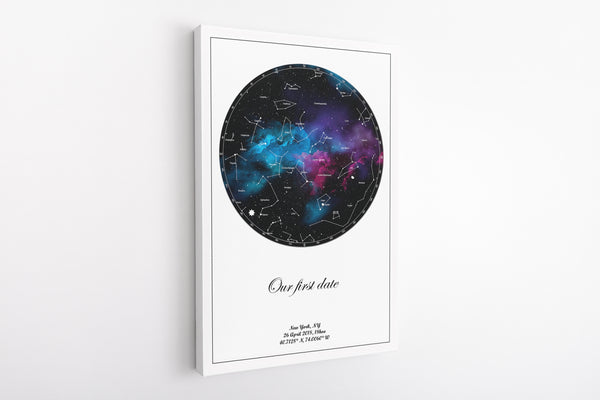 canvas custom print starmaps star maps starmap christmas perfect gift birthday toile tableau cadeau tuiles photo family woman memory travel Custom Night Sky Star Maps discount fetes noel free shipping wall art custom engagement Personalized Star Maps