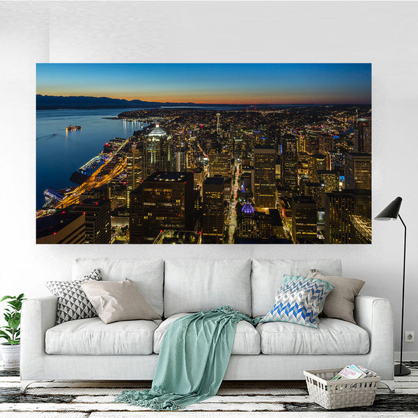 Seattle au crépuscule